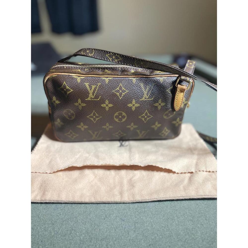 LOUIS VUITTON MARLY BANDOULIERE SHOULDER BAG MONOGRAM - Picture 3 of 10